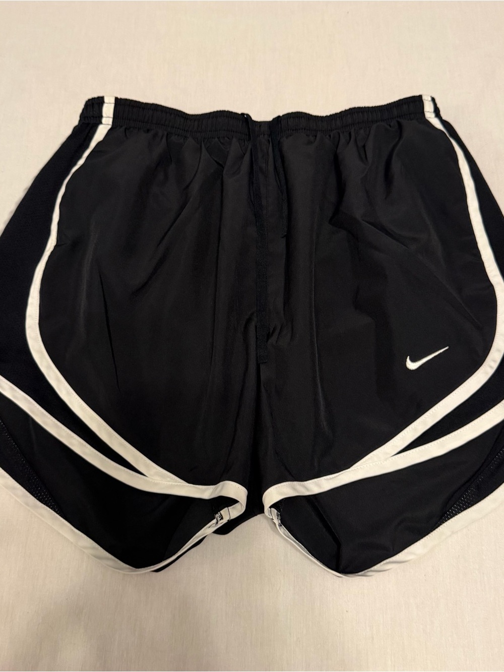 Nike Black Dri-FIT Performance Top with White Logo Size S